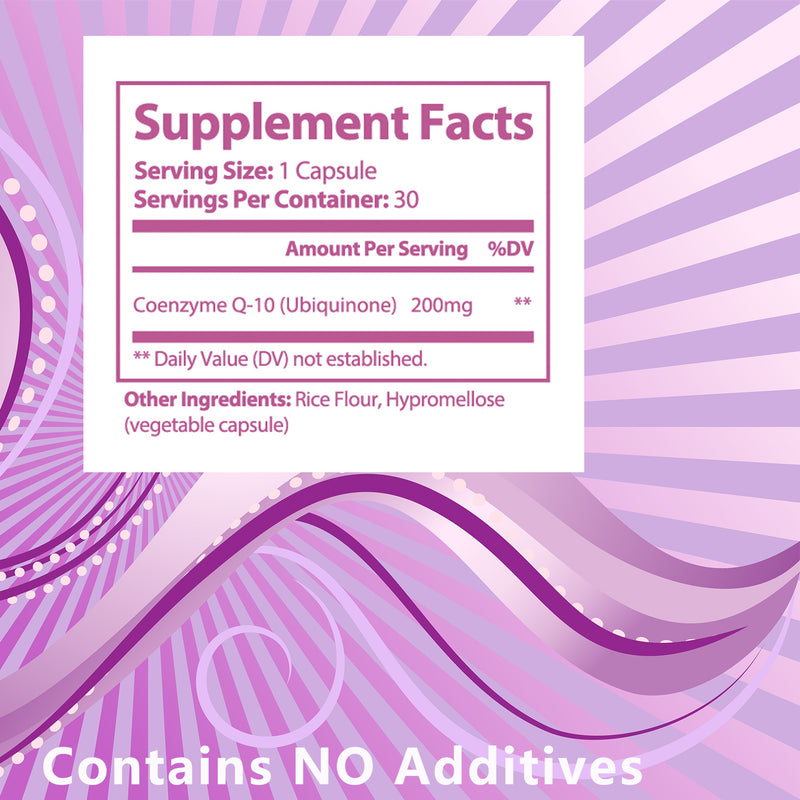 CoQ10 For Women Female  Gluten Free Immune Supplement