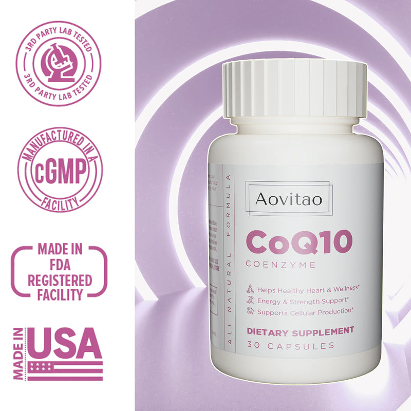 CoQ10 For Women Female  Gluten Free Immune Supplement