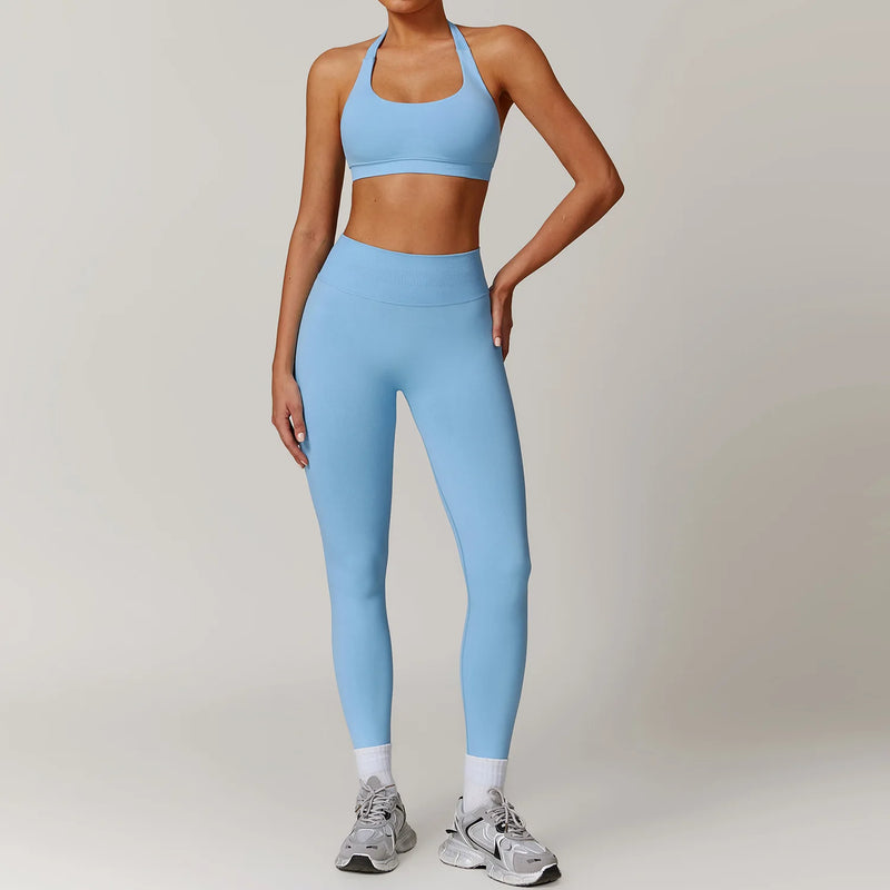 Seamless Yoga Halter Leggings