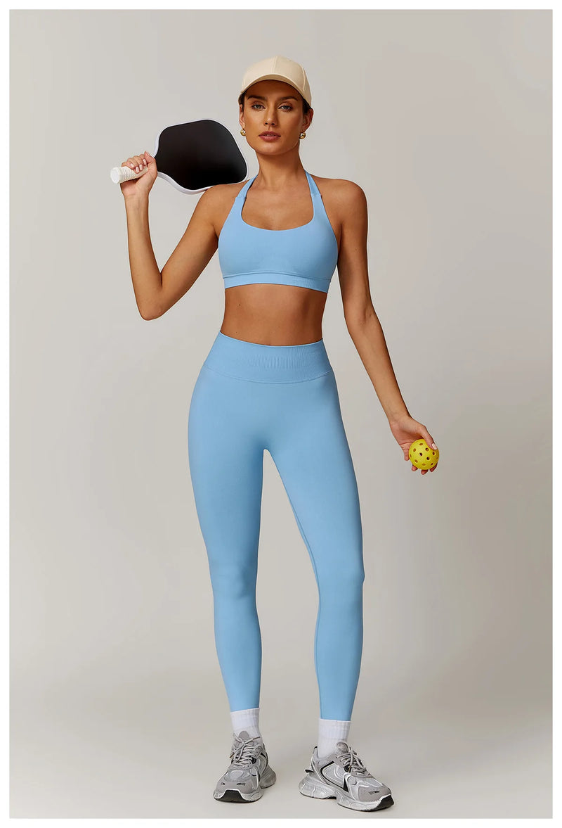 Seamless Yoga Halter Leggings