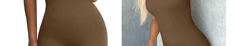 Seamless One-Piece Short Yoga Clothes