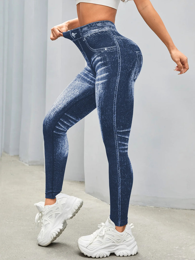 Women V Back Gym Leggings
