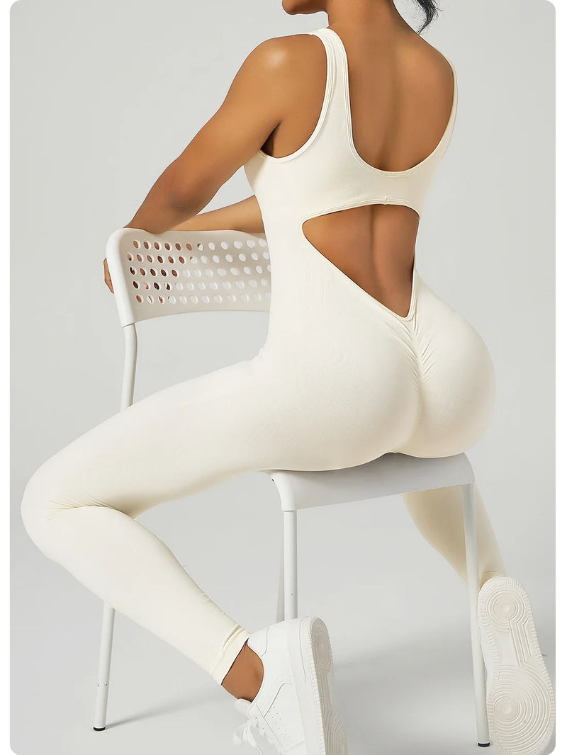 Seamless Workout Jumpsuit for Women