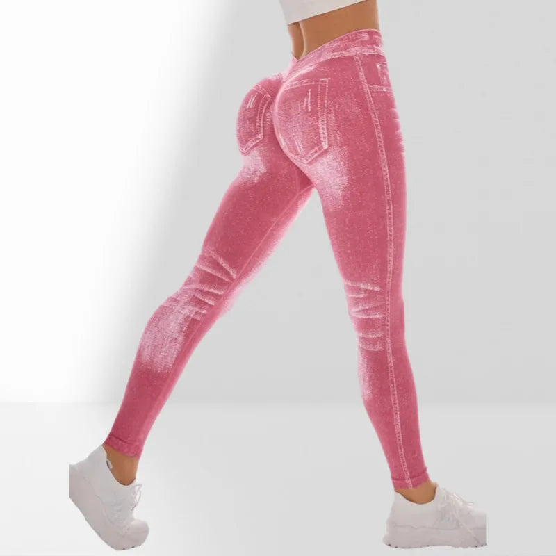 Women V Back Gym Leggings