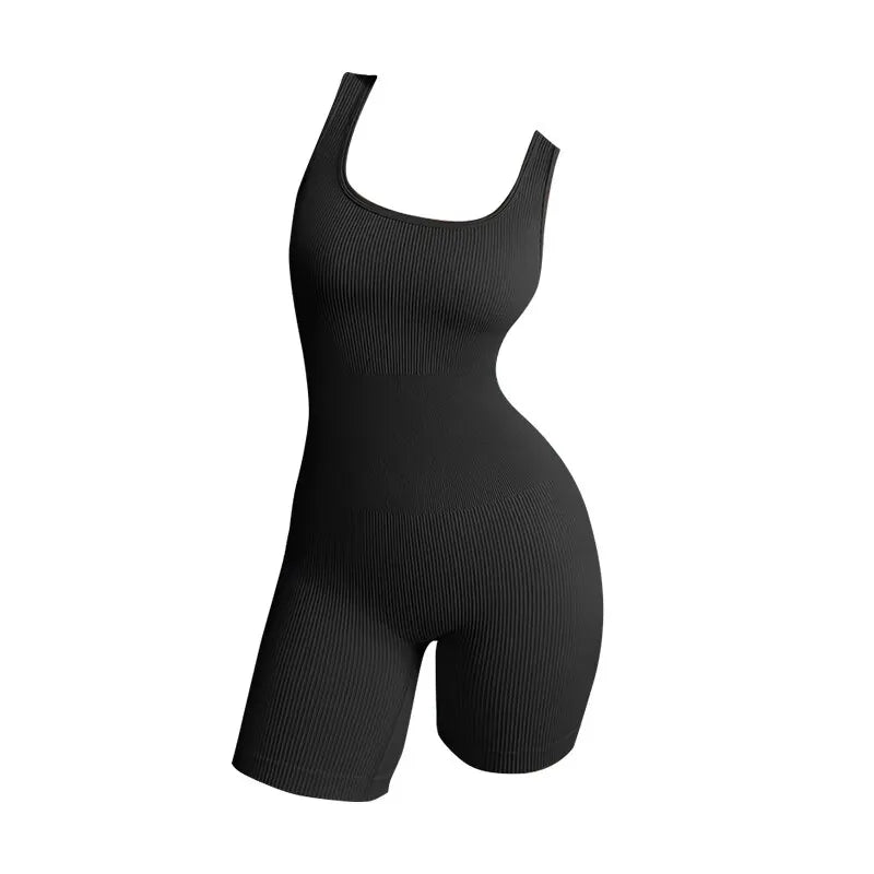 Seamless One-Piece Short Yoga Clothes