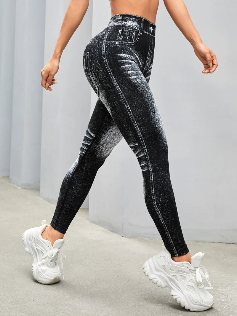 Women V Back Gym Leggings