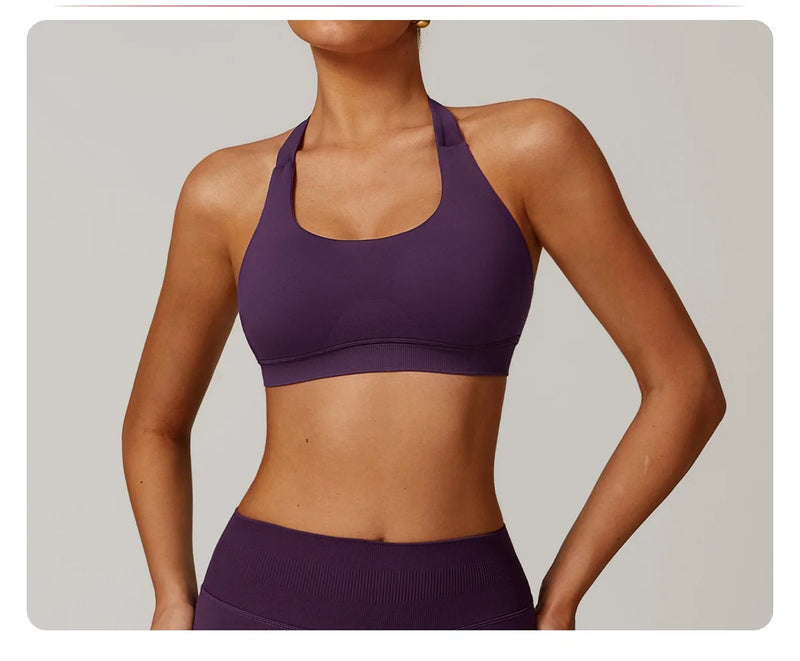 Seamless Yoga Halter Leggings