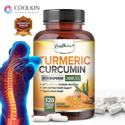 Curcumin Supplement with Black Pepper 2600 Mg