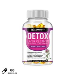 Milk Thistle Extract Capsules Detox Cleansing Liver Support and Repair Formula