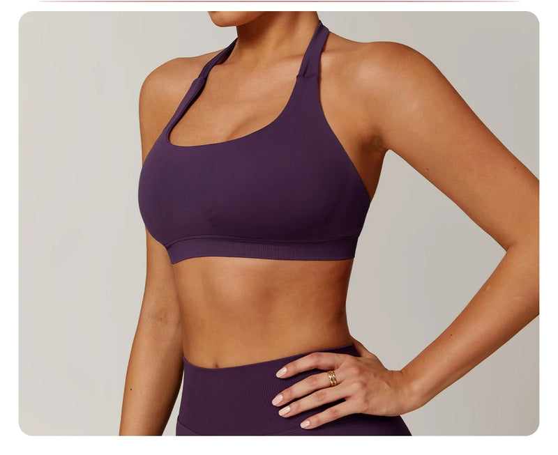 Seamless Yoga Halter Leggings