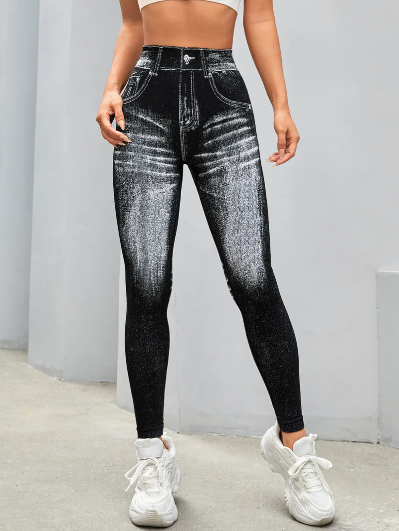 Women V Back Gym Leggings