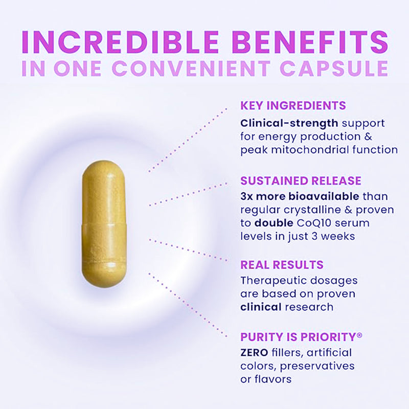 CoQ10 For Women Female  Gluten Free Immune Supplement